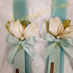 Λαμπάδα Πασχαλινή Τουλίπες