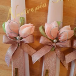 Πασχαλινή Λαμπάδα Τουλίπες