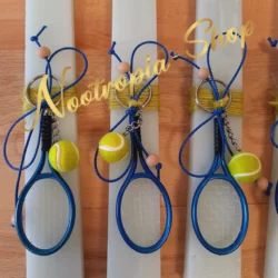 Πασχαλινή λαμπάδα Ρακέτα & Μπαλάκι Τένις