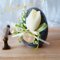 Alternative view of Χειροποίητο Κεραμικό Αβγό Μπλέ